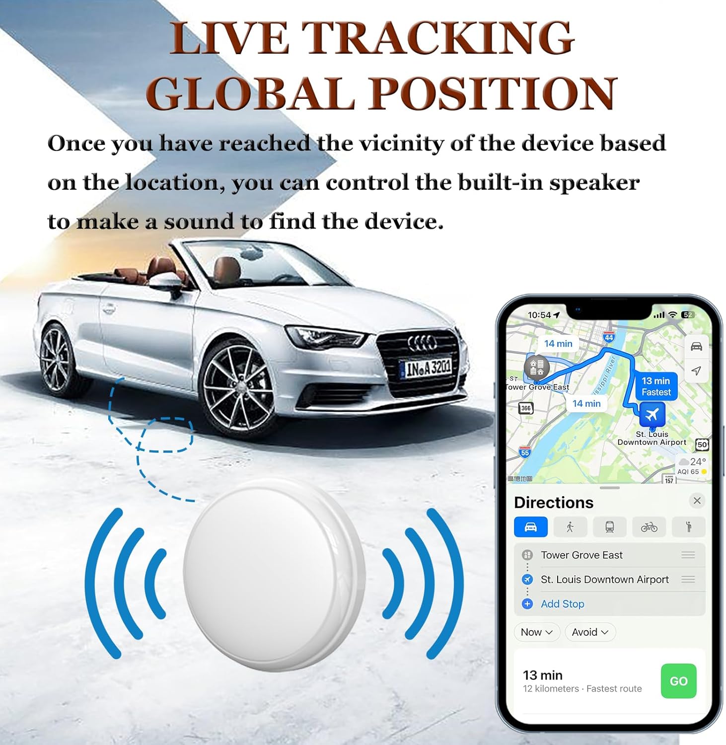 2024 New Model GPS Tracker for Vehicles,Mini Portable Magnetic Car GPS Tracker,Full Global Coverage Location GPS Tracker for Kids,Dogs,No Subscription Required/No Monthly Fee/No SIM Card Required - Image 4