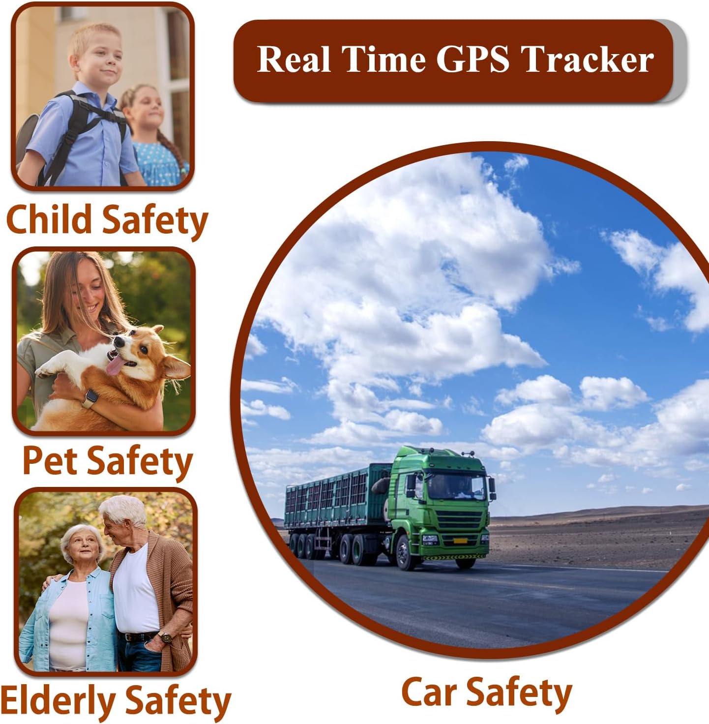 2024 New Model GPS Tracker for Vehicles,Mini Portable Magnetic Car GPS Tracker,Full Global Coverage Location GPS Tracker for Kids,Dogs,No Subscription Required/No Monthly Fee/No SIM Card Required - Image 5
