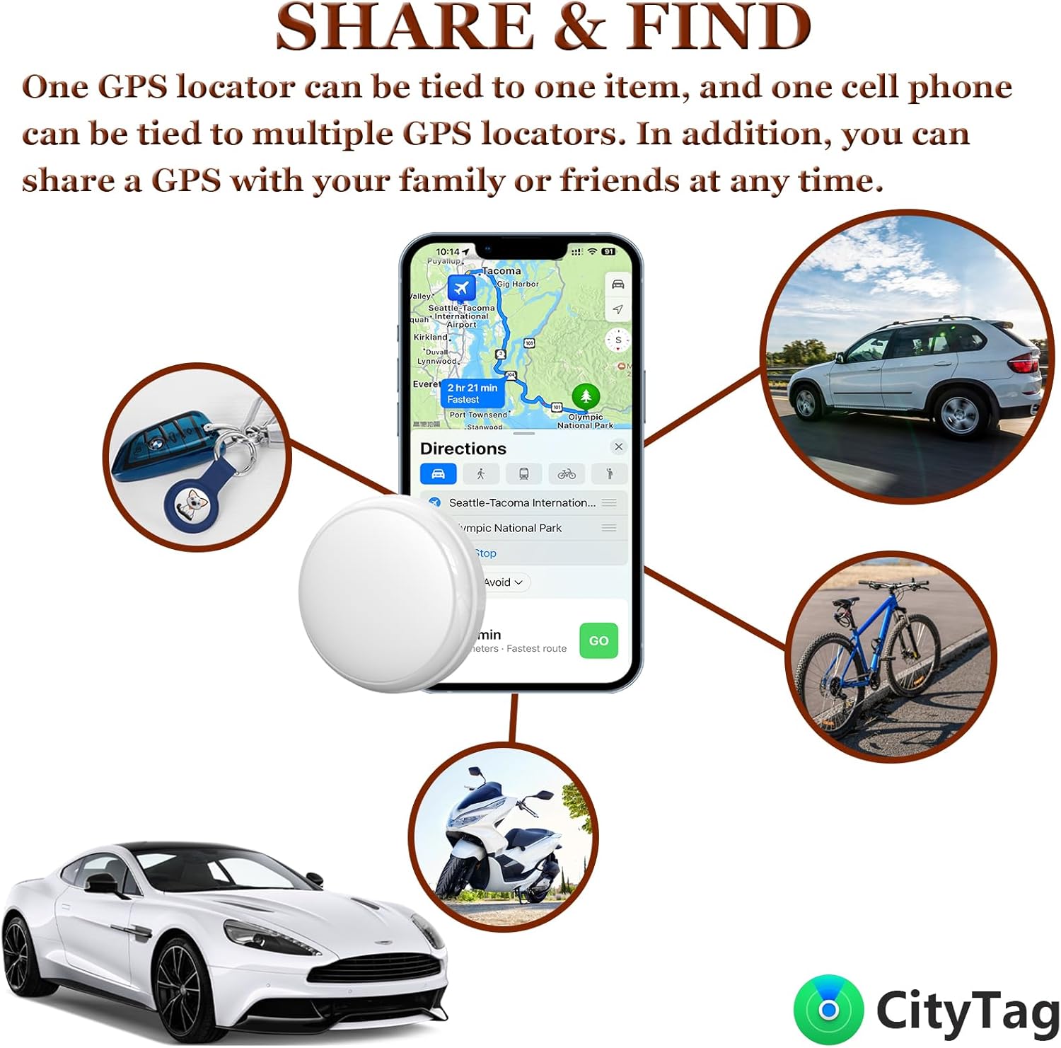 2024 New Model GPS Tracker for Vehicles,Mini Portable Magnetic Car GPS Tracker,Full Global Coverage Location GPS Tracker for Kids,Dogs,No Subscription Required/No Monthly Fee/No SIM Card Required - Image 6